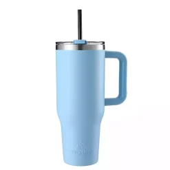 Kirklands Home Light 40 oz. Insulated Travel Tumbler Blue Best