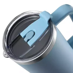 Kirklands Home Light 40 oz. Insulated Travel Tumbler Blue Best