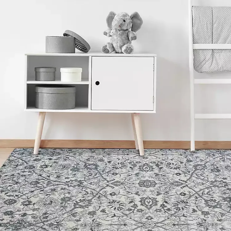 Kirklands Home Light Blue Alex Area Rug, 5x7 Online
