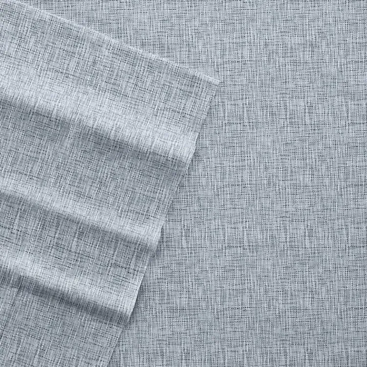Kirklands Home Light Chambray 4-pc. King Bed Sheet Set Blue Clearance