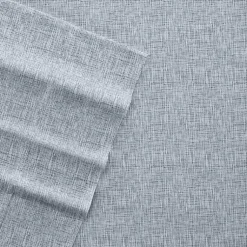 Kirklands Home Light Chambray 4-pc. Queen Bed Sheet Set Blue Best
