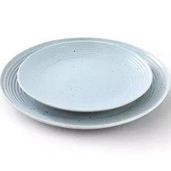 Kirklands Home Light Emilia Stoneware 16-pc. Dinnerware Set Blue Discount