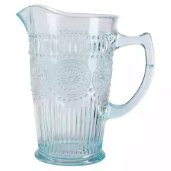 Kirklands Home Light Glass Circa Pitcher Blue Best