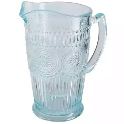 Kirklands Home Light Glass Circa Pitcher Blue Best