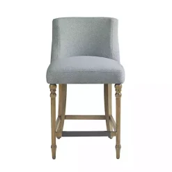Kirklands Home Light Martha Stewart Delaney Counter Stool Blue Online