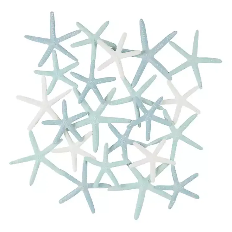 Kirklands Home Light Blue Metal Overlapping Starfish Wall Plaque Hot