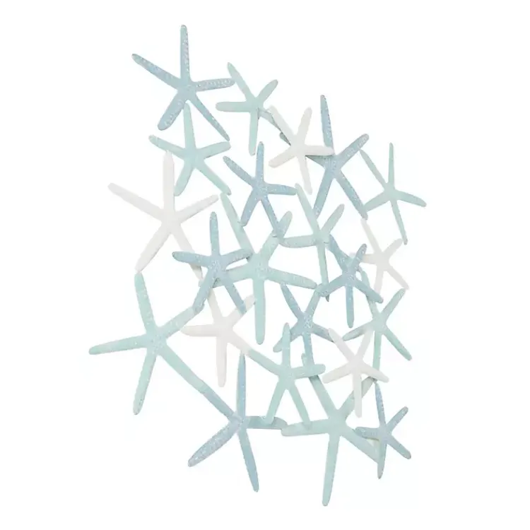Kirklands Home Light Blue Metal Overlapping Starfish Wall Plaque Hot