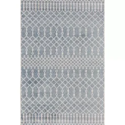 Kirklands Home Light Moroccan Washable Accent Rug, 2x4 Blue Discount
