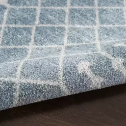 Kirklands Home Light Moroccan Washable Accent Rug, 2x4 Blue Discount