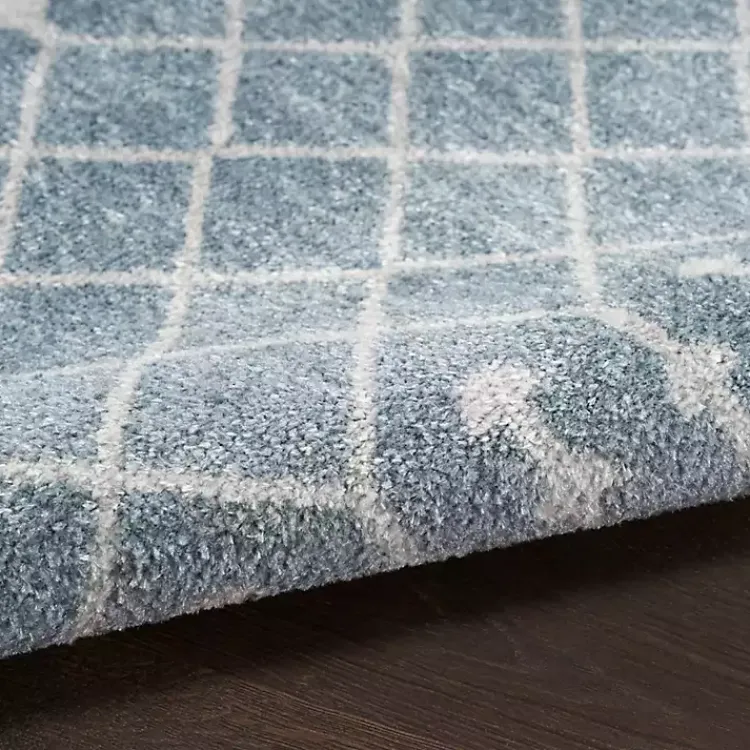 Kirklands Home Light Moroccan Washable Accent Rug, 2x4 Blue Discount