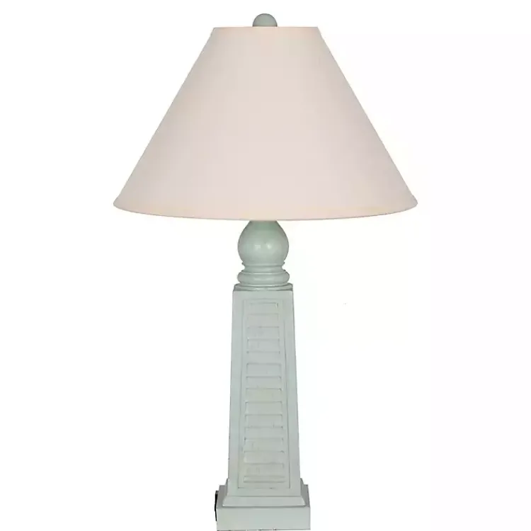 Kirklands Home Light Shutter USB Table Lamps, Set of 2 Blue Best