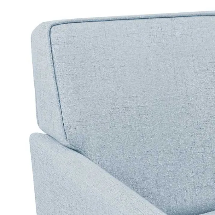 Kirklands Home Light Slipcover Armchair Blue Outlet