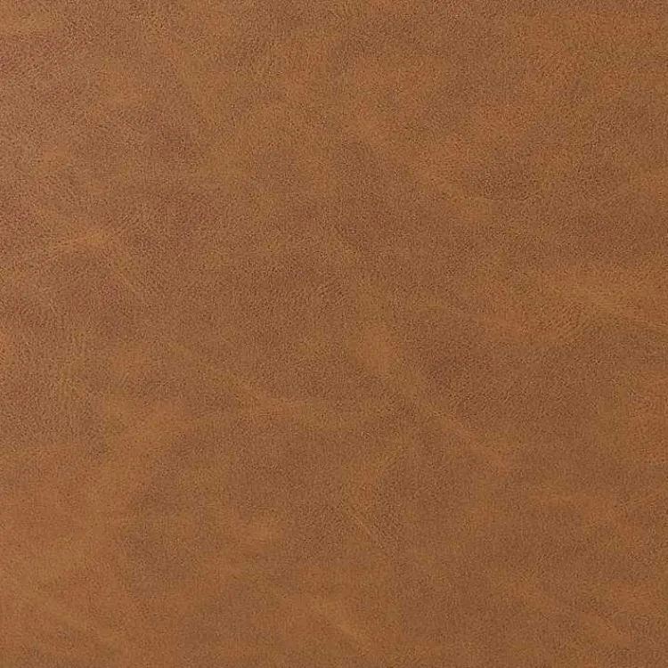 Kirklands Home Light Faux Leather Ambon Accent Chair Brown Sale