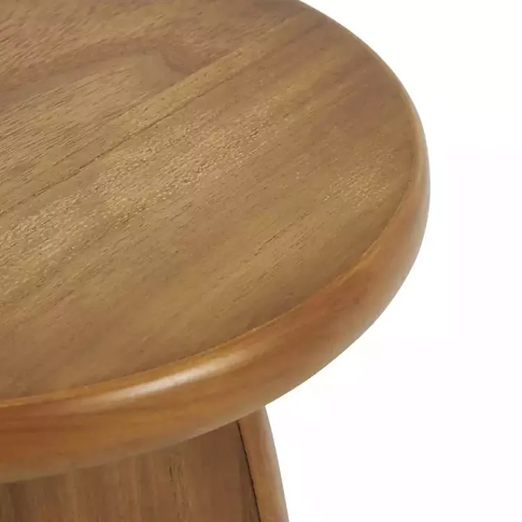Kirklands Home Light Wood Modern Accent Tables, Set of 2 Brown Sale