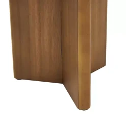 Kirklands Home Light Wood Modern Accent Tables, Set of 2 Brown Sale