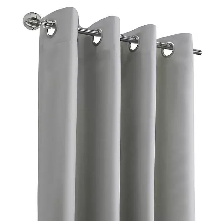 Kirklands Home Light Alpine Blackout Curtain Panel, 63 in. Gray Sale