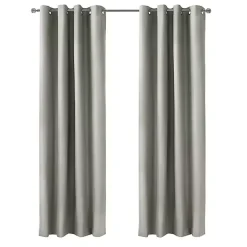 Kirklands Home Light Alpine Blackout Curtain Panel, 84 in. Gray Clearance