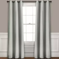 Kirklands Home Light Blackout Curtain Panel Set, 108 in. Gray Outlet