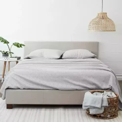 Kirklands Home Light Chambray 4-pc. Full Bed Sheet Set Gray Online