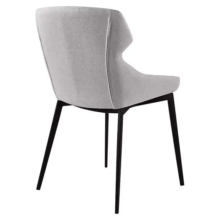 Kirklands Home Light Kenna Dining Chairs, Set of 2 Gray Outlet