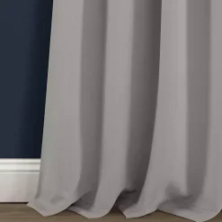 Kirklands Home Light Knotted Curtain Panel Set, 84 in. Gray Sale
