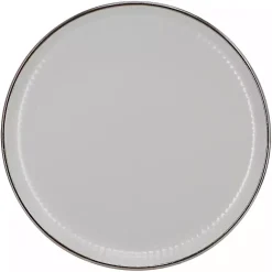 Kirklands Home Light Leo Stoneware 16-pc. Dinnerware Set Gray Clearance