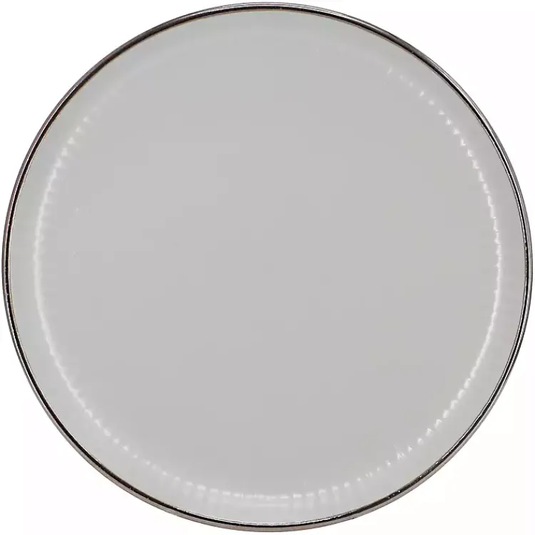 Kirklands Home Light Leo Stoneware 16-pc. Dinnerware Set Gray Clearance