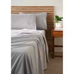 Kirklands Home Light Microfiber 4-pc. King Sheet Set Gray Sale