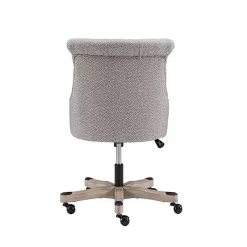 Kirklands Home Light Miller Tufted Office Chair Gray Outlet