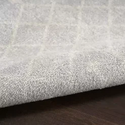 Kirklands Home Light Moroccan Washable Accent Rug, 2x4 Gray