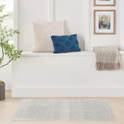 Kirklands Home Light Moroccan Washable Accent Rug, 2x4 Gray
