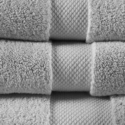 Kirklands Home Light 6-pc. Cotton Bath Towel Set Gray Sale