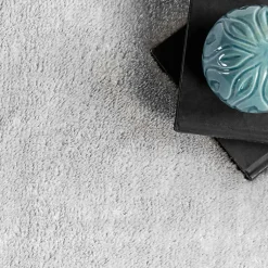 Kirklands Home Light Gray Shag Washable Area Rug, 5x8 Outlet