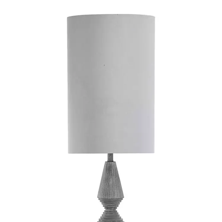 Kirklands Home Light Tapered Bulwell Floor Lamp Gray Online
