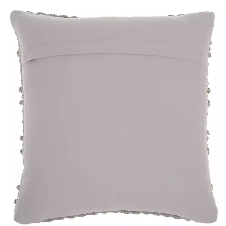 Pillows>Kirklands Home Light Textured Stripes Pillow Gray