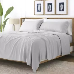 Kirklands Home Light Ultra Soft 4-pc. Full Sheet Set Gray Clearance