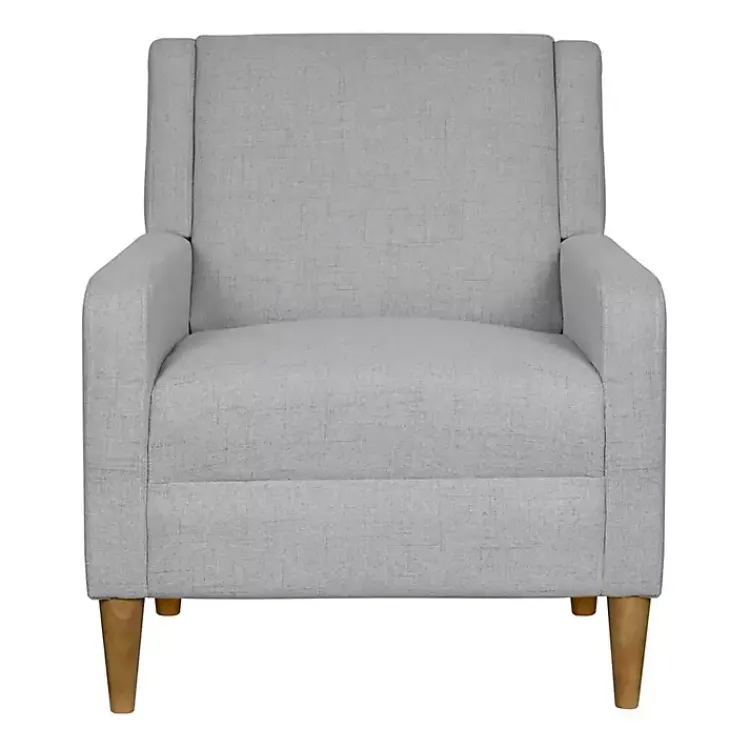 Kirklands Home Light Upholstered Juno Accent Chair Gray