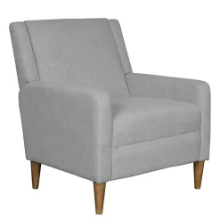 Kirklands Home Light Upholstered Juno Accent Chair Gray