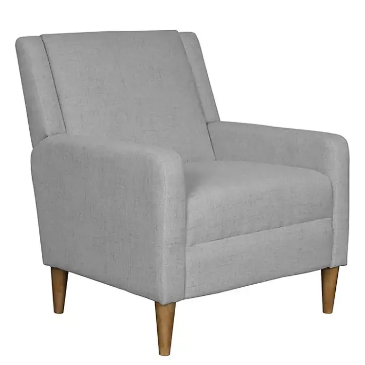 Kirklands Home Light Upholstered Juno Accent Chair Gray