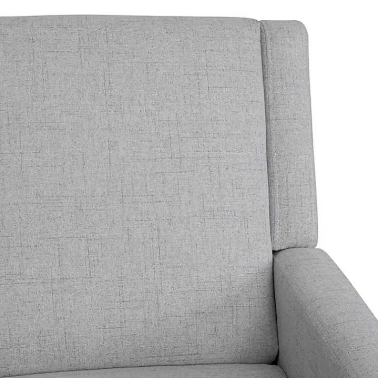 Kirklands Home Light Upholstered Juno Accent Chair Gray