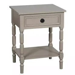 Kirklands Home Light Wood Barrett Accent Table Gray Online