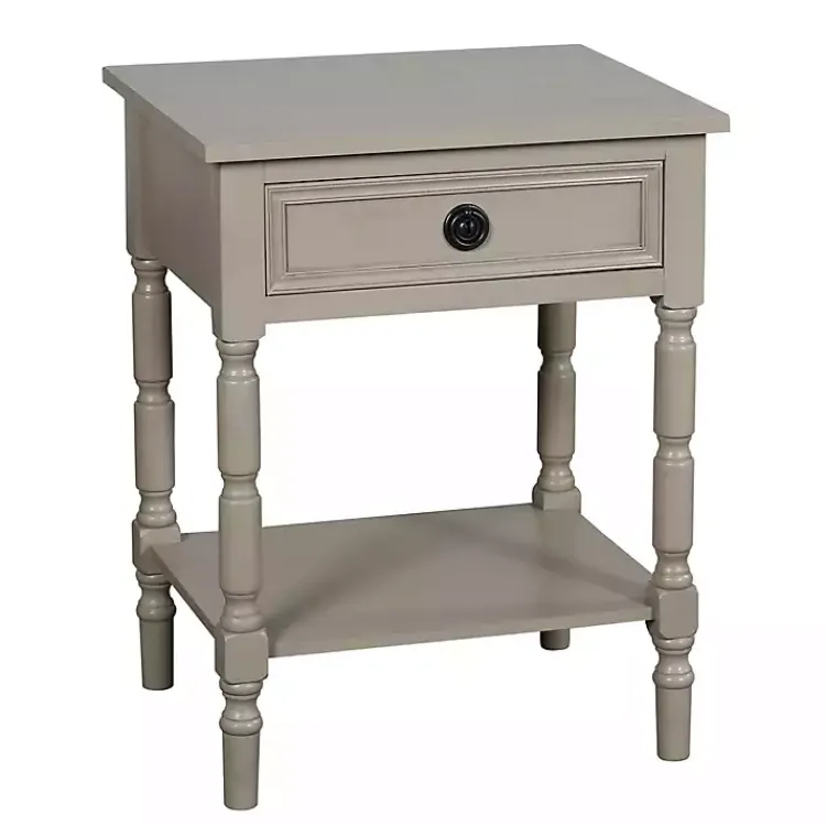 Kirklands Home Light Wood Barrett Accent Table Gray Online