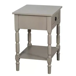 Kirklands Home Light Wood Barrett Accent Table Gray Online