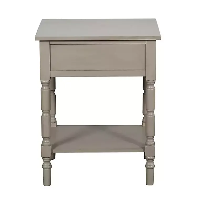Kirklands Home Light Wood Barrett Accent Table Gray Online