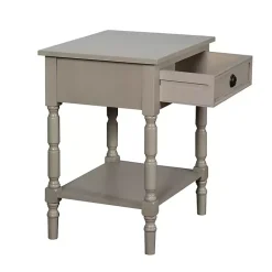 Kirklands Home Light Wood Barrett Accent Table Gray Online