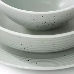 Kirklands Home Light Emilia Stoneware 16-pc. Dinnerware Set Green Outlet