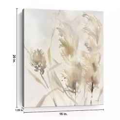 Kirklands Home Light Pampas Grasses Canvas Art Print, 16x20 in. New
