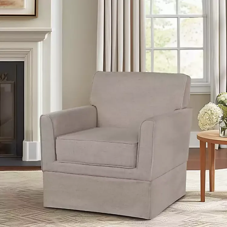 Kirklands Home Light Taupe Slipcover Armchair Tan Outlet