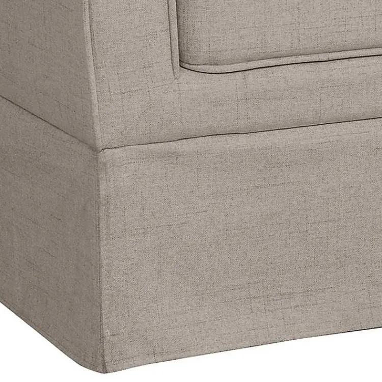 Kirklands Home Light Taupe Slipcover Armchair Tan Outlet