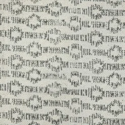Kirklands Home Lilia Gray Geo Stripe Flatweave Runner, 2x8 Clearance